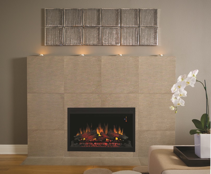 36'' Builders Box Traditional Electric Fireplace Insert 110V 36EB110GRT